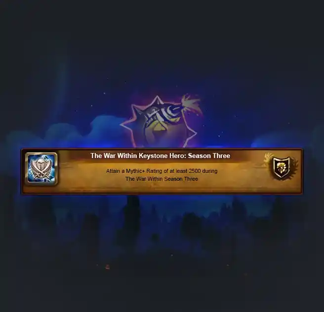 WoW TWW Keystone Hero Season Three Boost - cover image