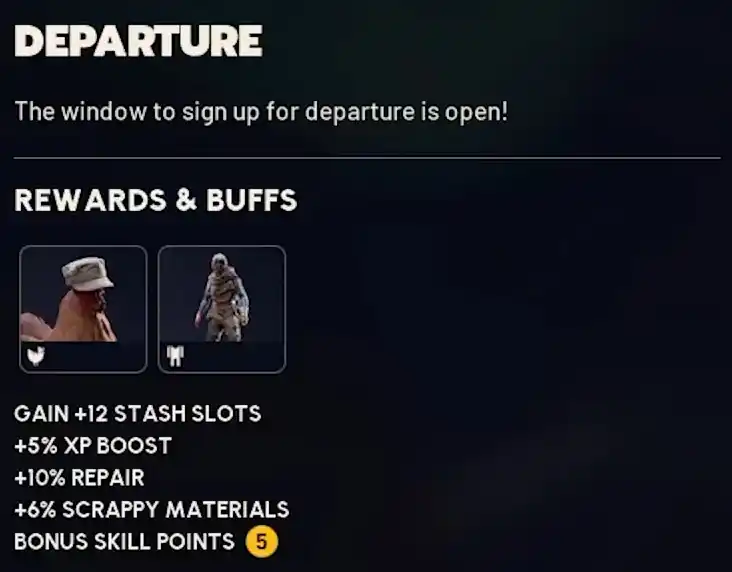 ARC Raiders - Departure Window