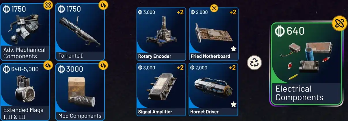 Electrical Components - Best Craft ARC Raiders