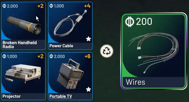 ARC Raiders - Wires Best Recycle Materials