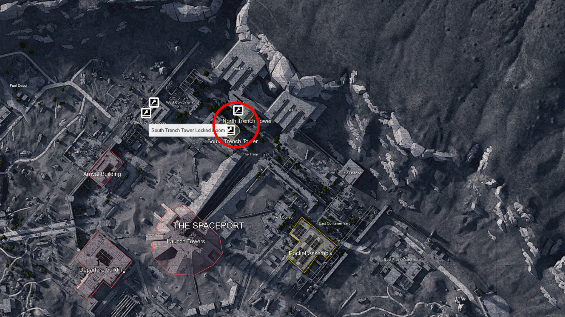 ARC Raiders Spaceport Trench Tower Key Location