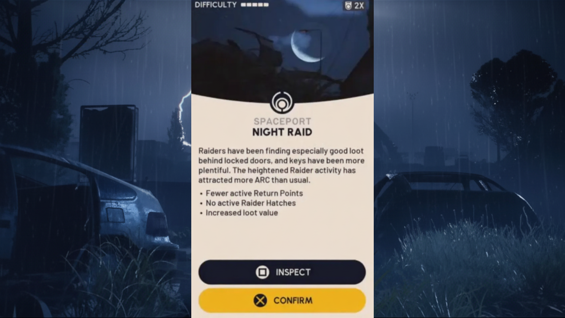 ARC Raiders Spaceport Night Raid