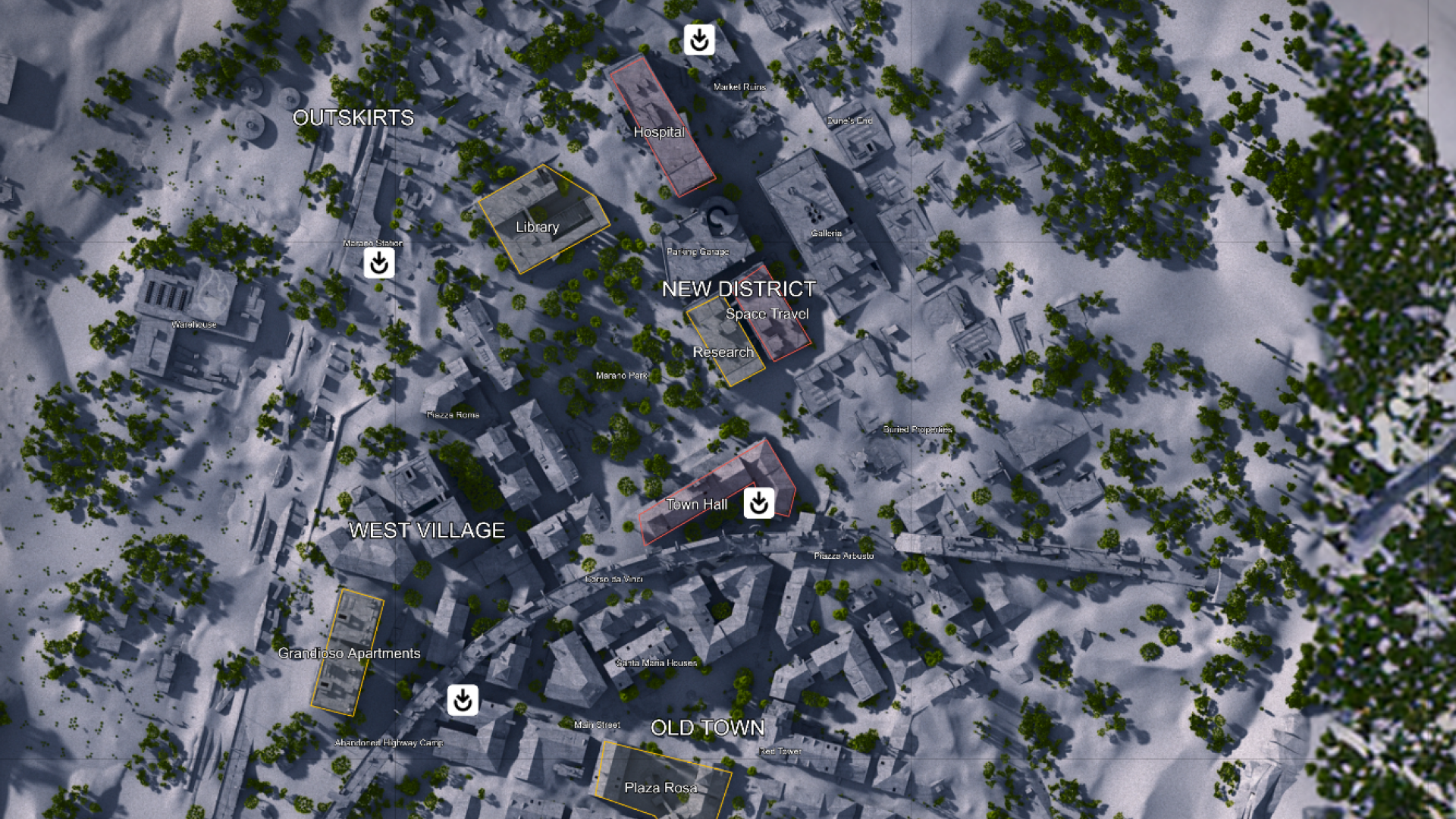 ARC Raiders Buried City Hatch Extraction Locations