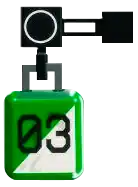 Xbox Green Catch Weapon Charm